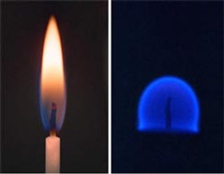 Flame in microgravity