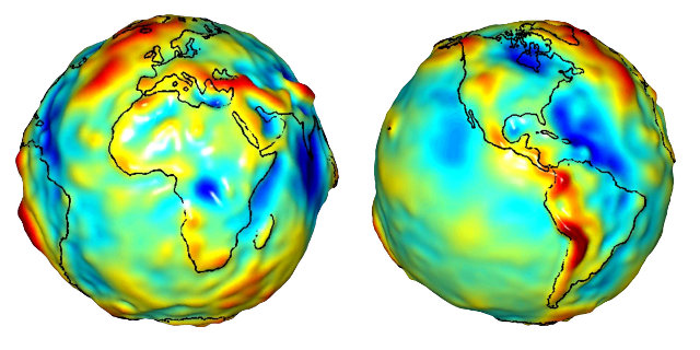 Earth Gravity Field Map Making Money From Gravity | Mrreid.org