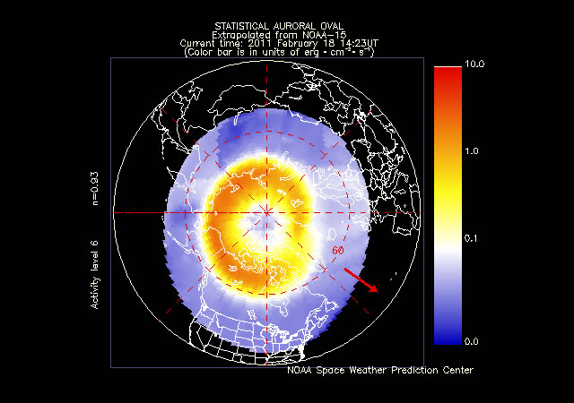 The Northern Lights over the UK  MrReid.org