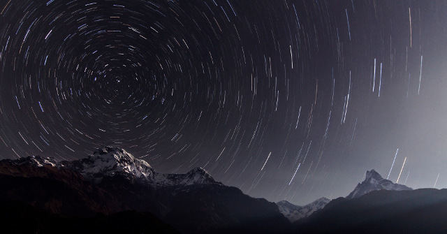 polaris star trails