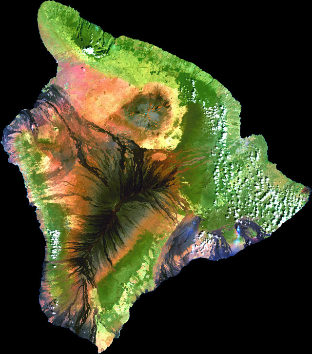 hawaii-false-colour